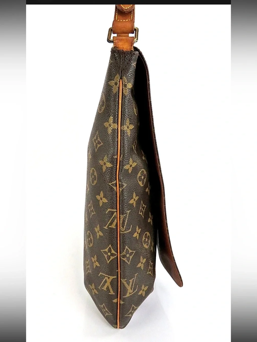 Louis Vuitton Monogram Canvas Messenger Bag in Brown and Tan